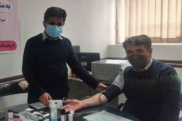 غربالگری بیماری های غیر واگیر به مناسبت هفته ملی سلامت مردان ایرانی در شبکه دامپزشکی تربت جام